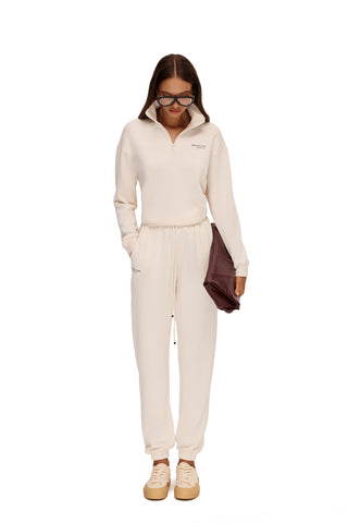CALME CREAMY HALF-ZIP