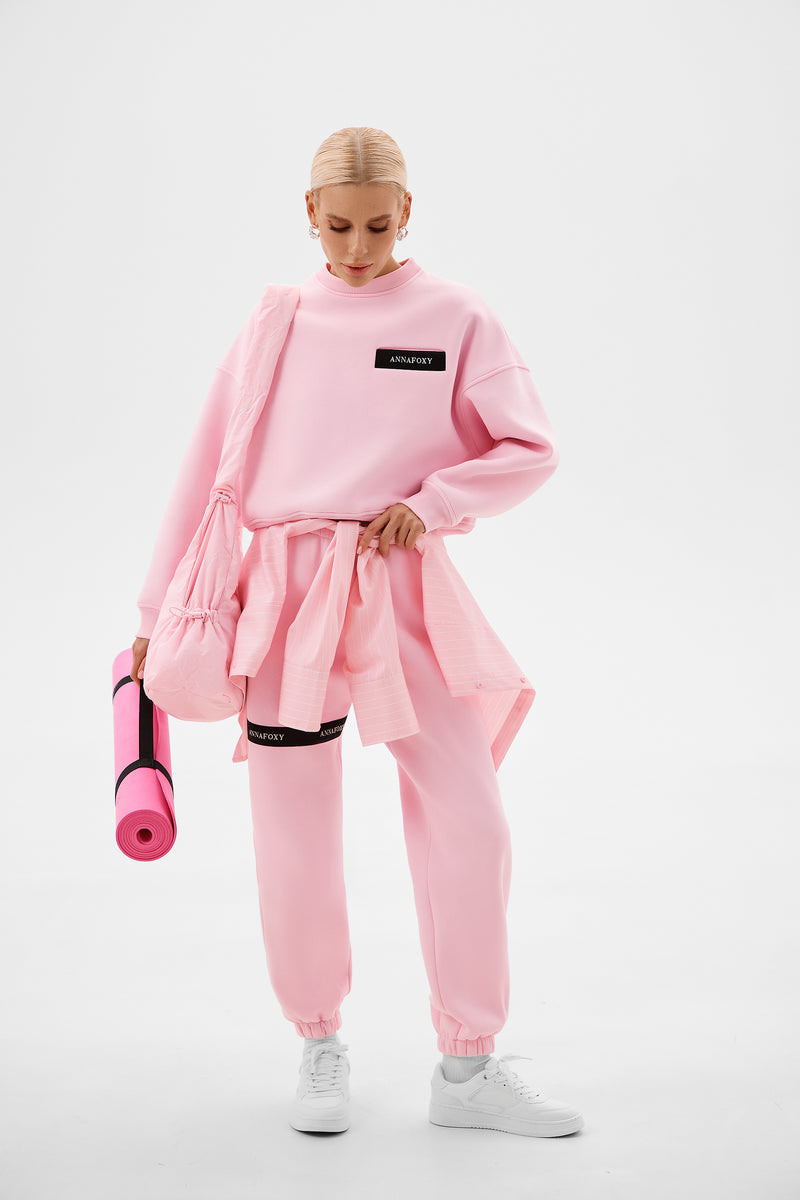 OVERSIZE PINK SWEATSHIRT