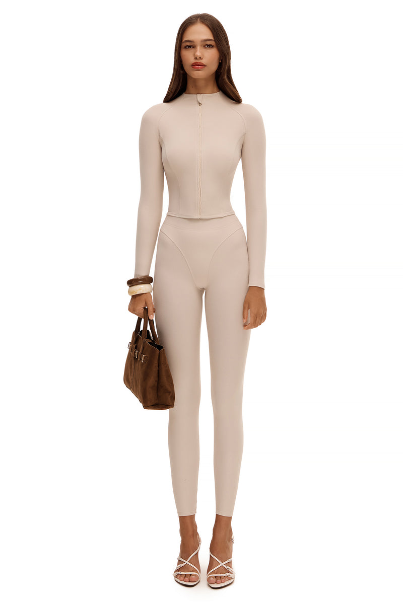 FLUX BEIGE LEGGINGS