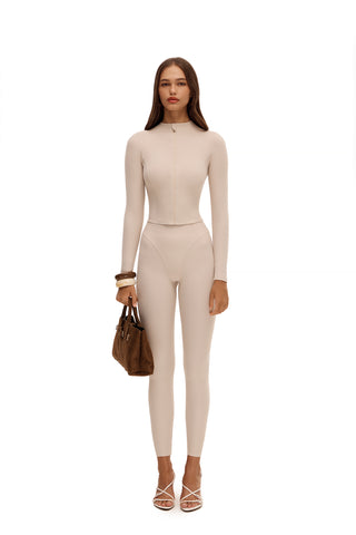 FLUX BEIGE LEGGINGS