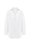 OVERSIZE BASIC WHITE SHIRT