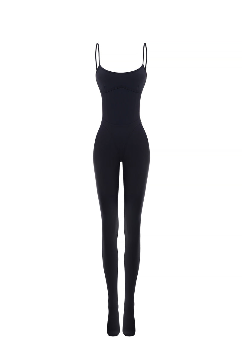 BASIC COMPRESSION FOOTED CATSUIT