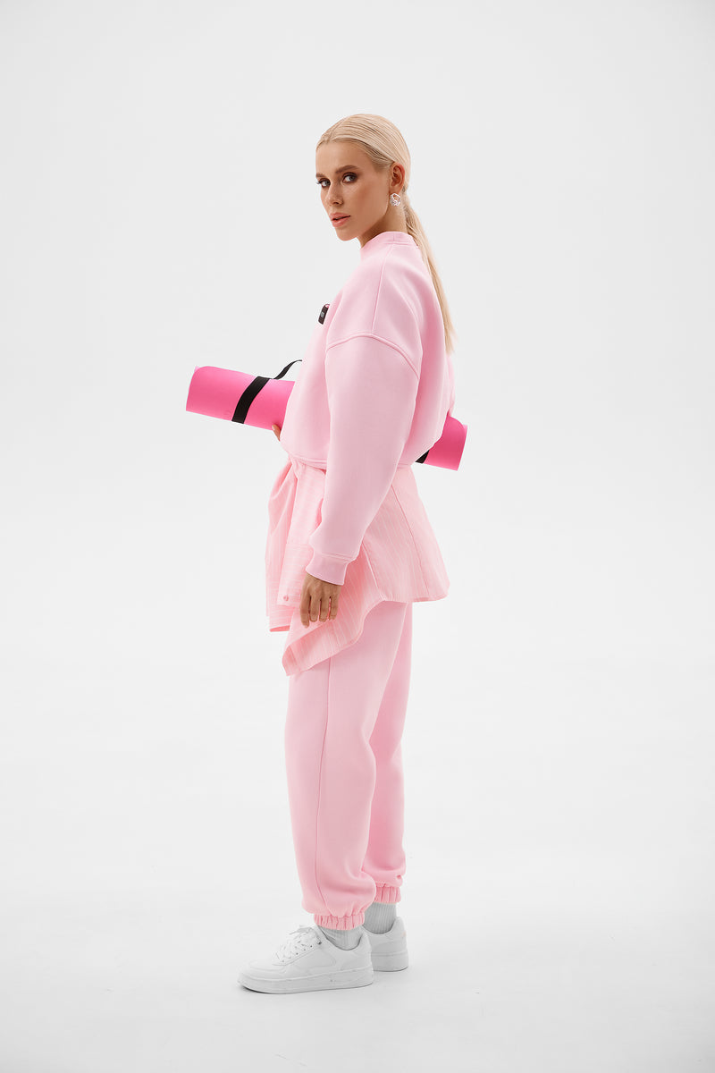 OVERSIZE PINK SWEATSHIRT