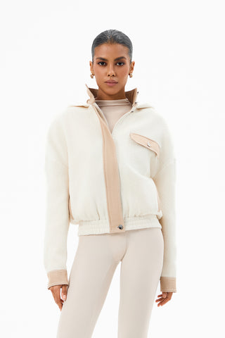 NUAGE DU MATIN WOOL BOMBER