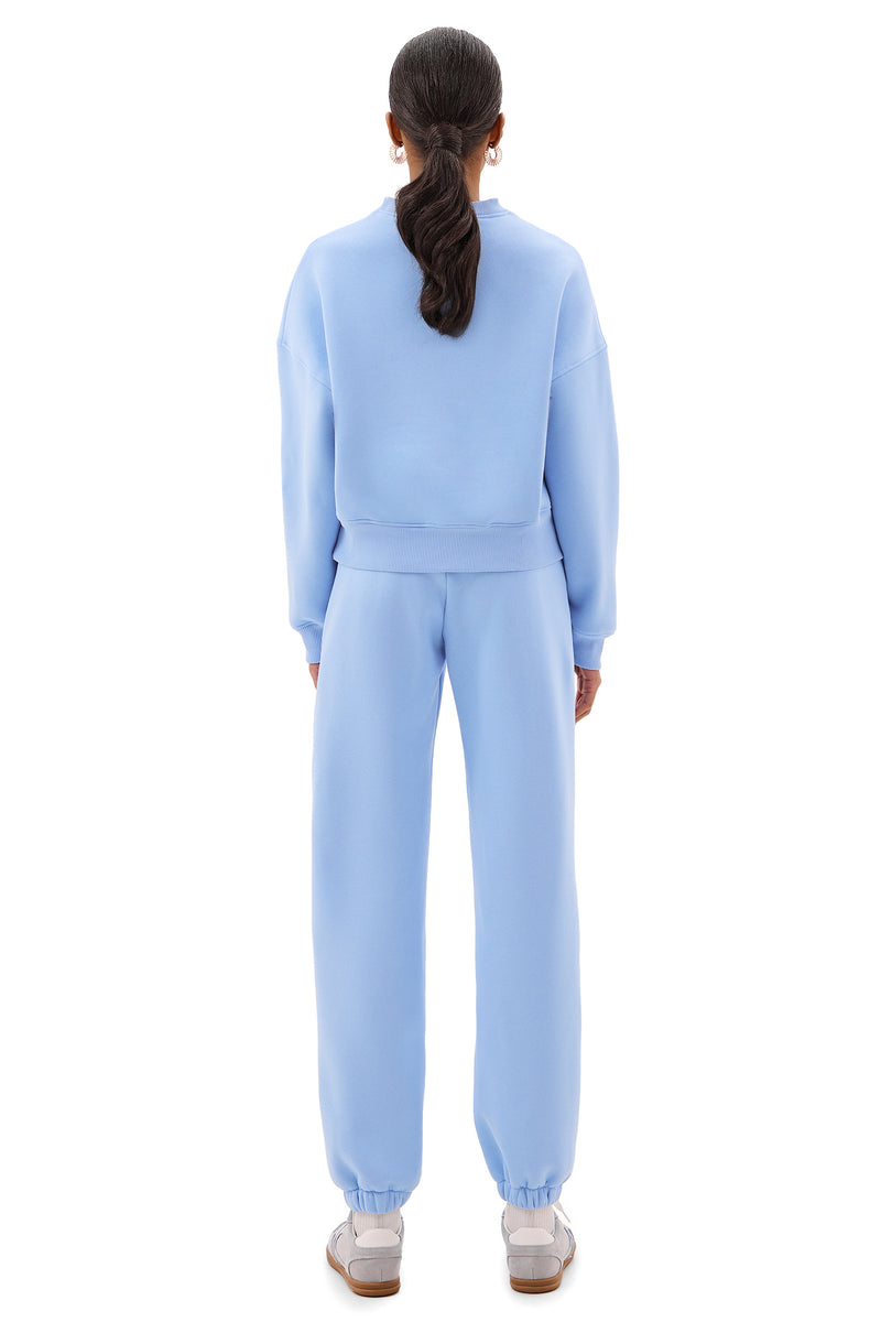 OVERSIZE BLUE CASUAL JOGGERS