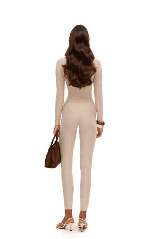 FLUX BEIGE LEGGINGS