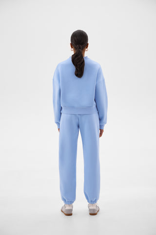 OVERSIZE BLUE CASUAL JOGGERS