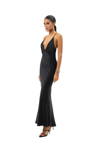 MAXI SILK DRESS #01