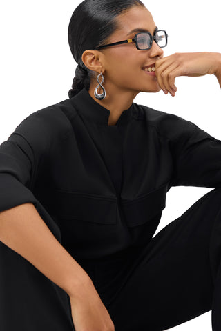 AIRE GRIS NOIR JUMPSUIT