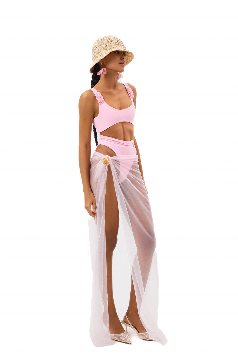 FLEUR ROSE ONE-PIECE SWIMSUIT