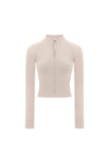 FLUX FULL-ZIP BEIGE LONGSLEEVE