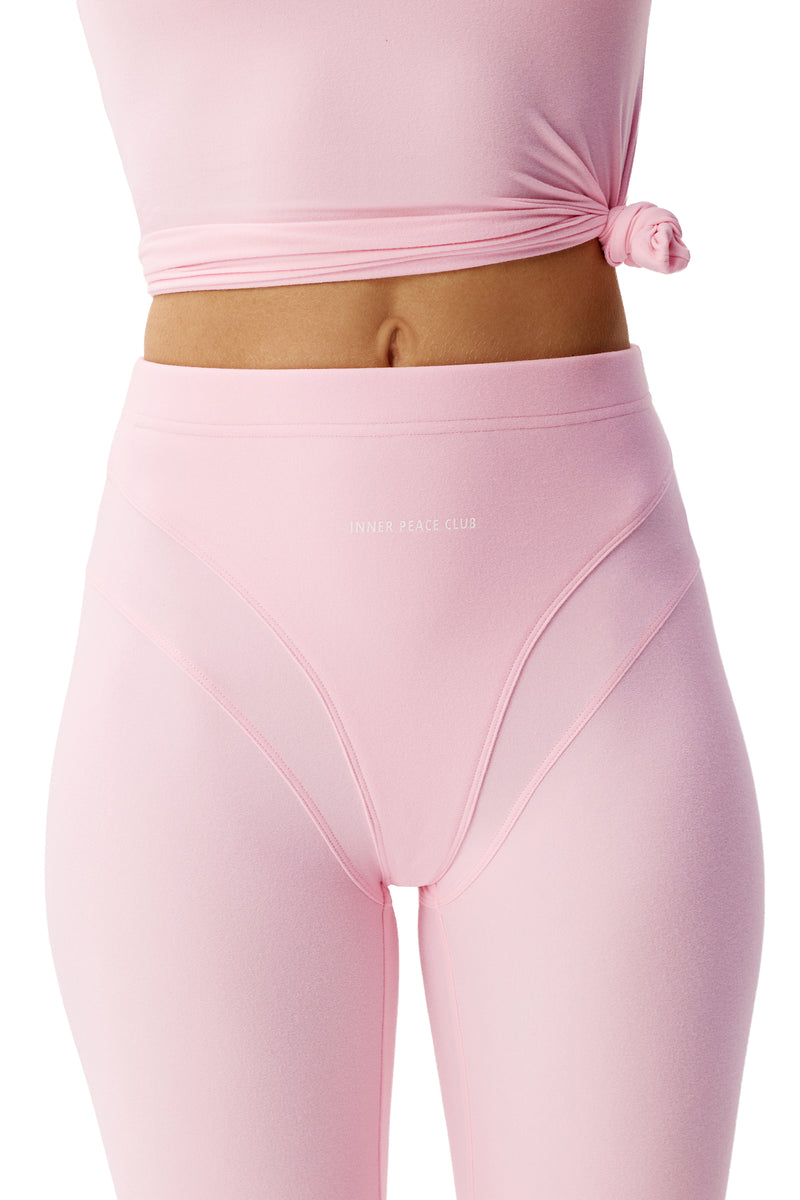 FLUX PINK STIRRUP TIGHTS
