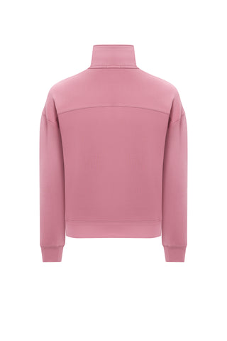 CALME DUSTY ROSE HALF-ZIP