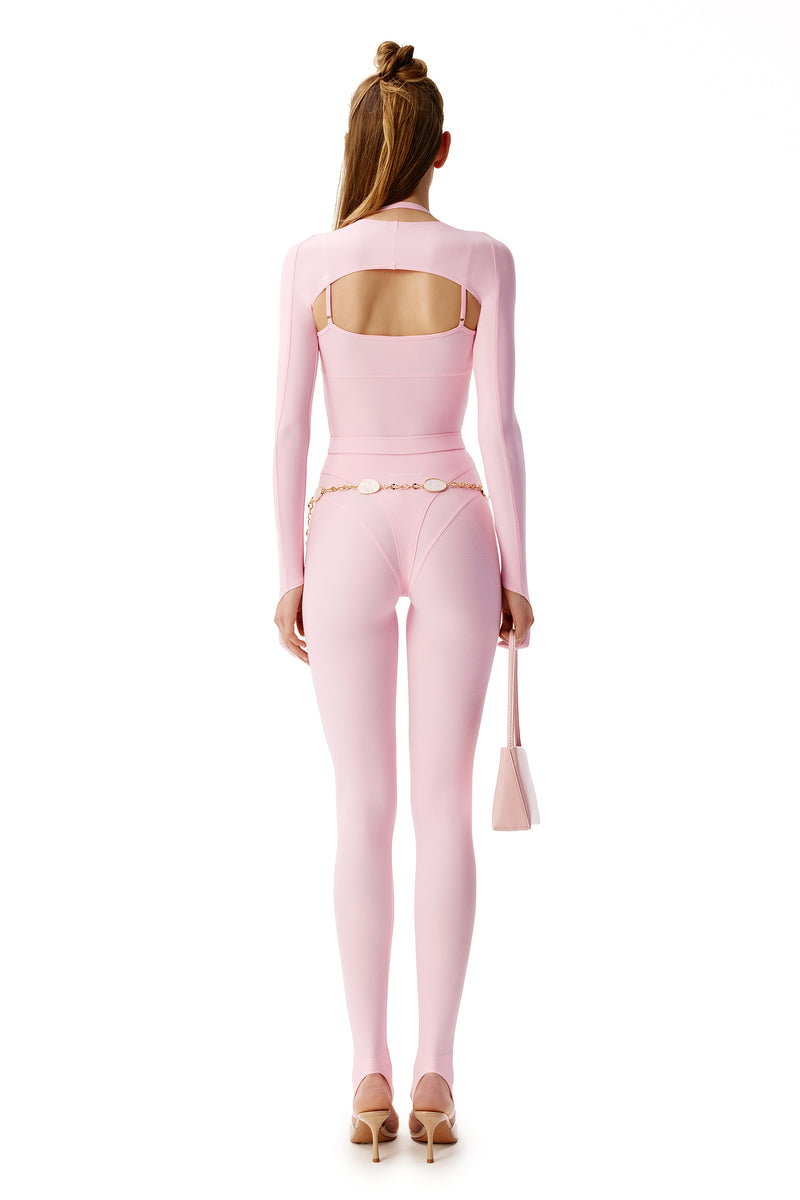 FLUX PINK CAMI CATSUIT