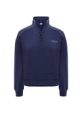 CALME NAVY BLUE HALF-ZIP SWEATSHIRT