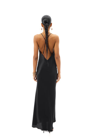 MAXI SILK DRESS #01