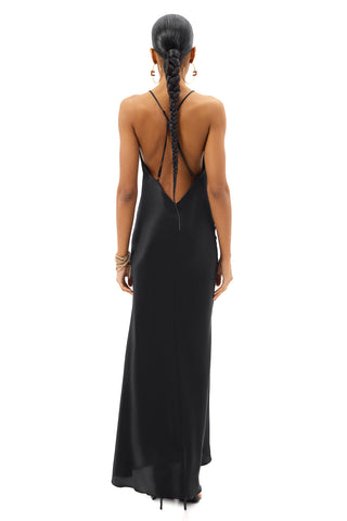 MAXI SILK DRESS #01