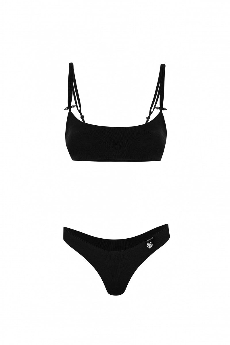 B|BLACK BIKINI SET