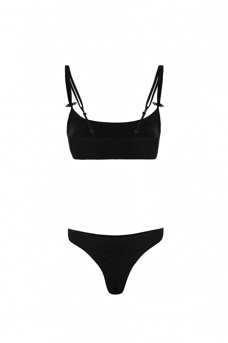 B|BLACK BIKINI SET