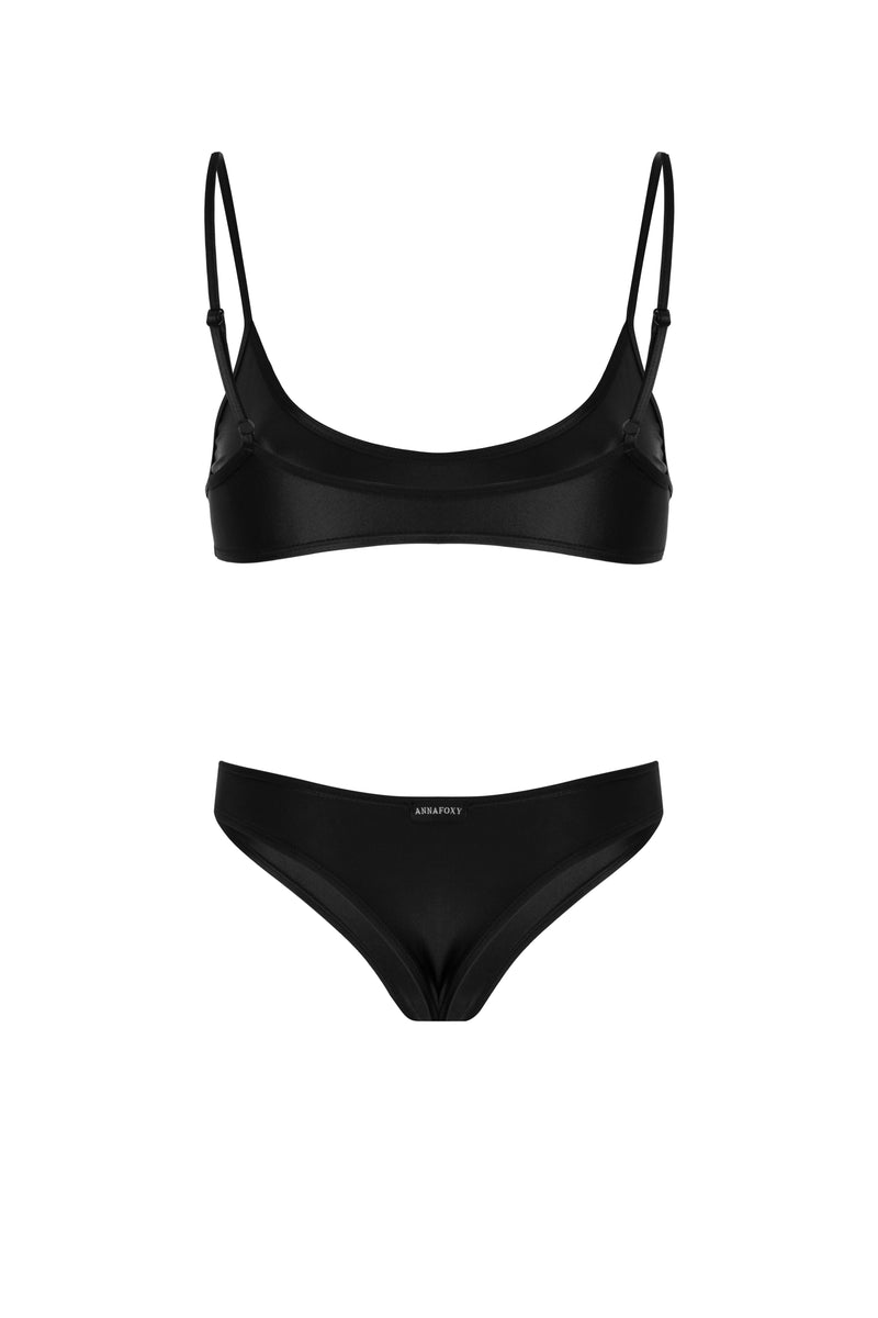 MIRROR BLACK BIKINI SET