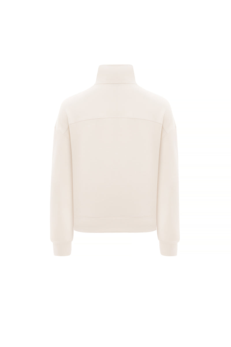 CALME CREAMY HALF-ZIP