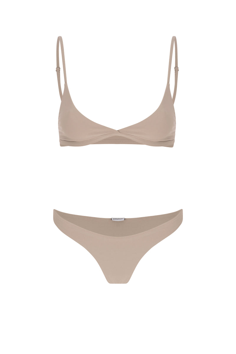 BEIGE BIKINI SET