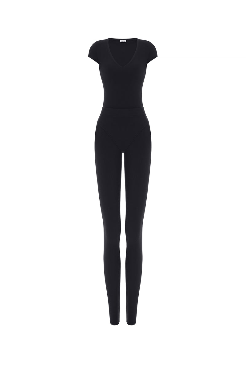 FLUX NOIR SHORT SLEEVE CATSUIT
