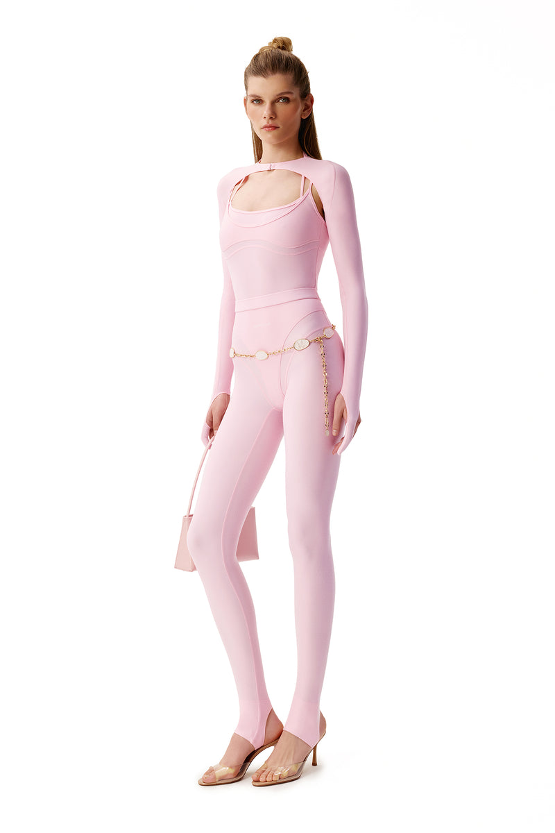 FLUX PINK CAMI CATSUIT