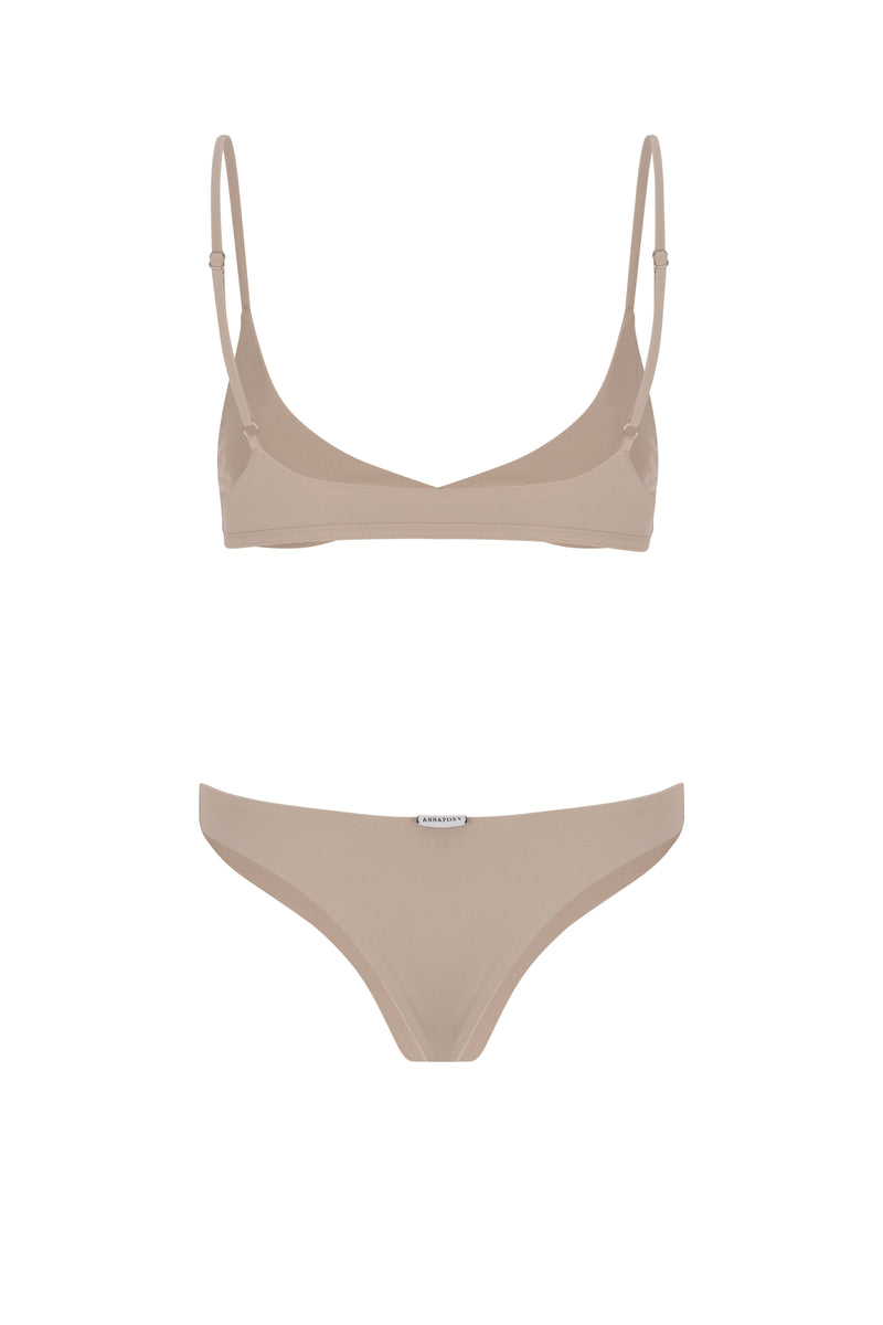 BEIGE BIKINI SET
