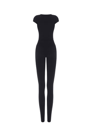 FLUX NOIR SHORT SLEEVE CATSUIT