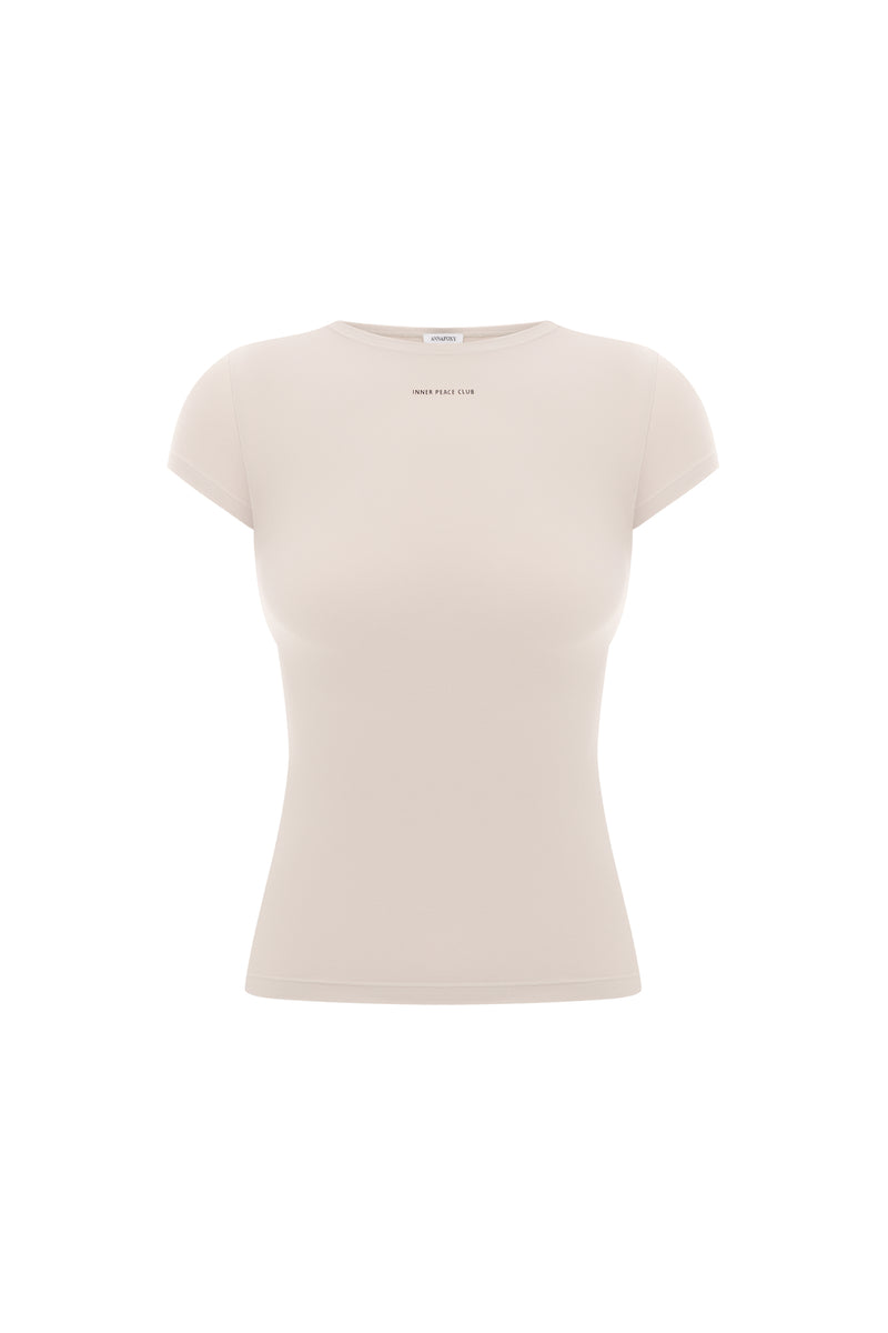 FLUX BEIGE T-SHIRT