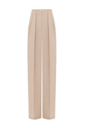 WIDE BEIGE TROUSERS
