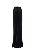 AMELIA MAXI SILK SKIRT NOIR