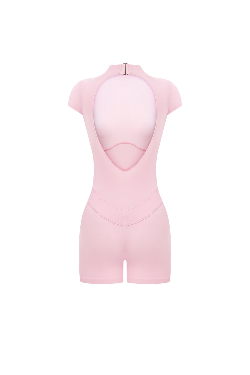 FLUX PINK MINI CATSUIT