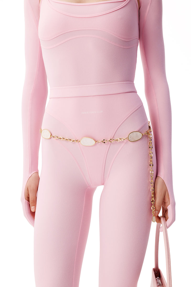 FLUX PINK CAMI CATSUIT
