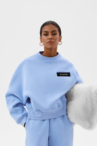 OVERSIZE BLUE SWEATSHIRT