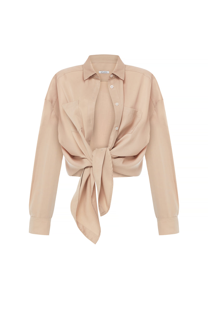 OVERSIZE BEIGE SHIRT