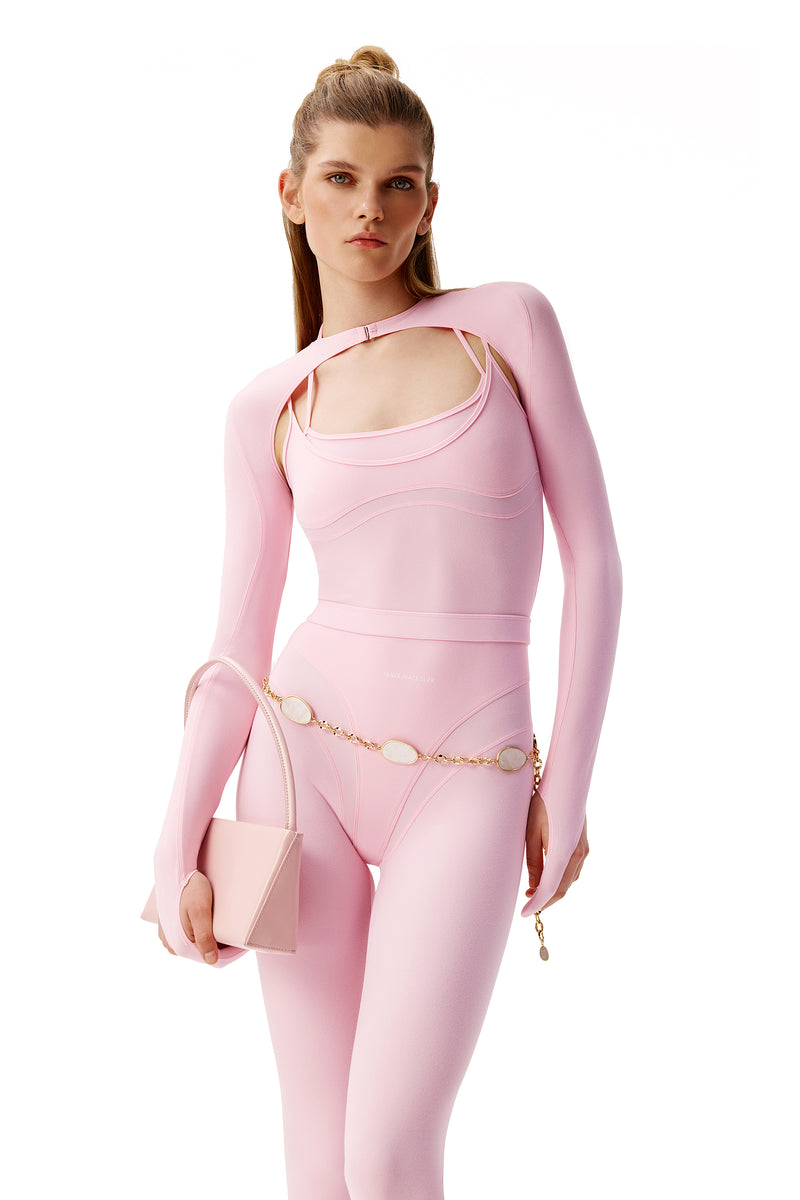 FLUX PINK CAMI CATSUIT