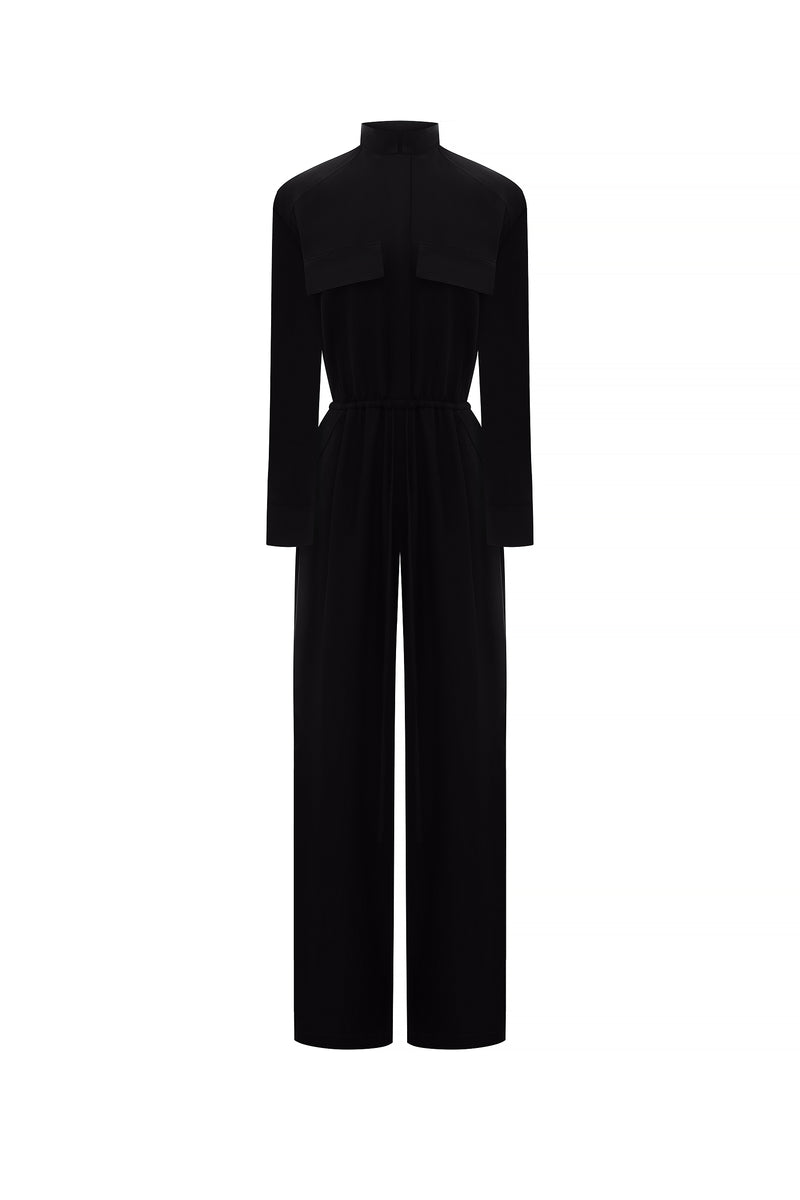 AIRE GRIS NOIR JUMPSUIT