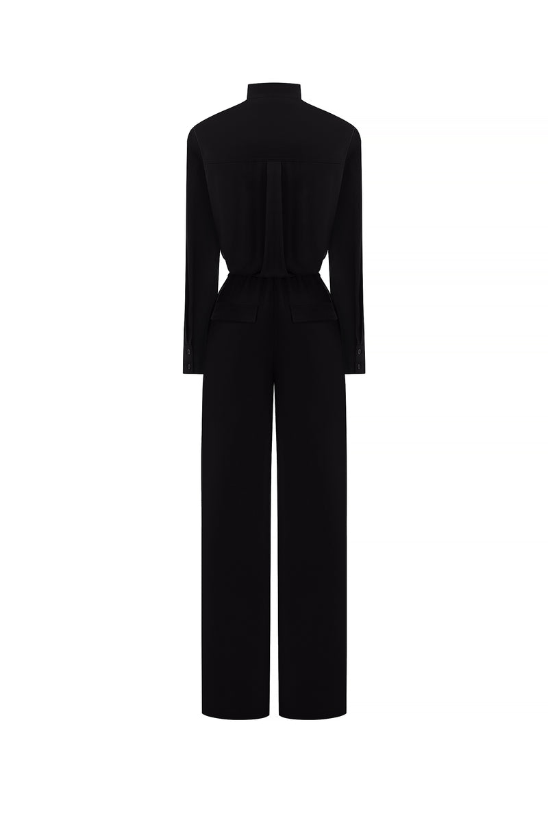 AIRE GRIS NOIR JUMPSUIT