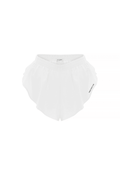 ALLURE BLANC DRAPED SHORTS