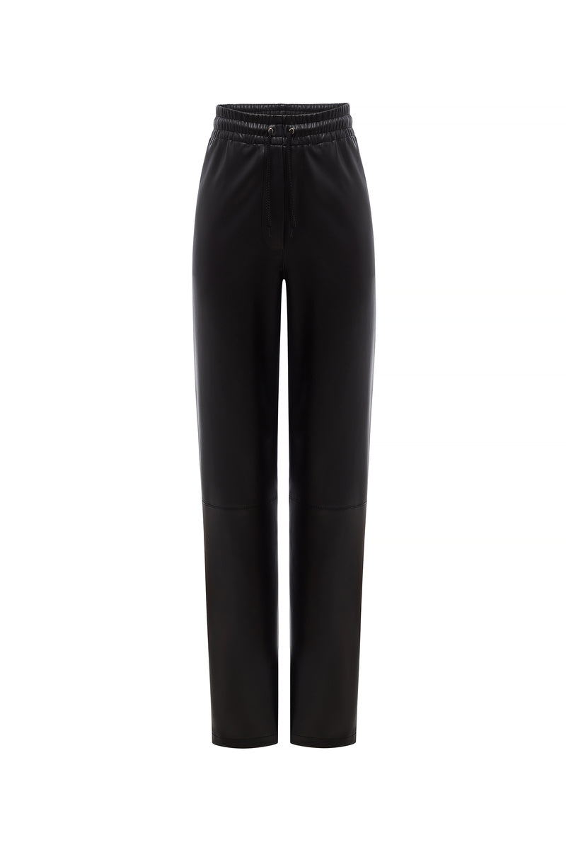OVERSIZE VEGAN LEATHER JOGGERS