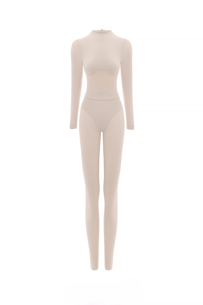 FLUX BEIGE CATSUIT