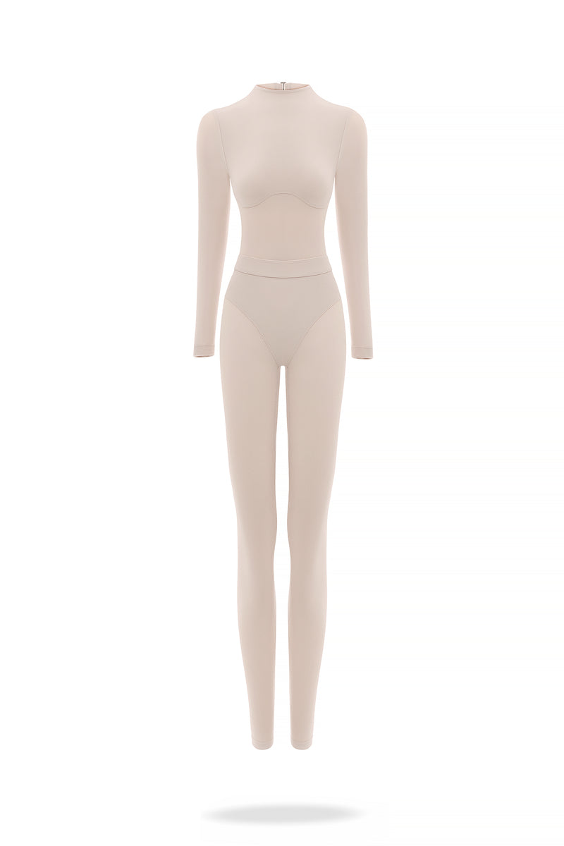 FLUX BEIGE CATSUIT