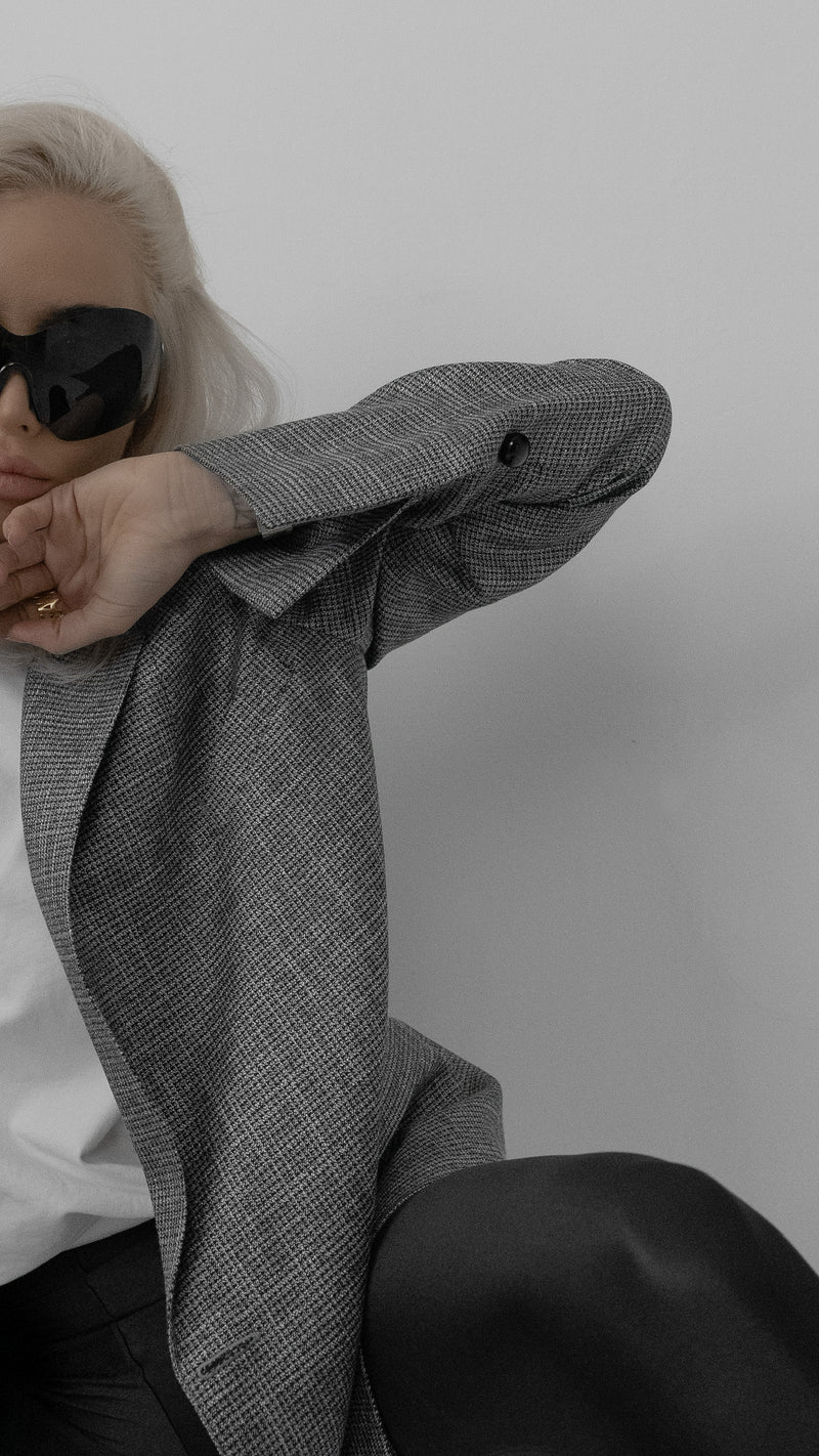 ANN BRIGHT GRAIN JACKET