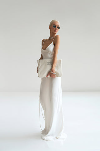 PEARL WHITE MAXI DRESS #02