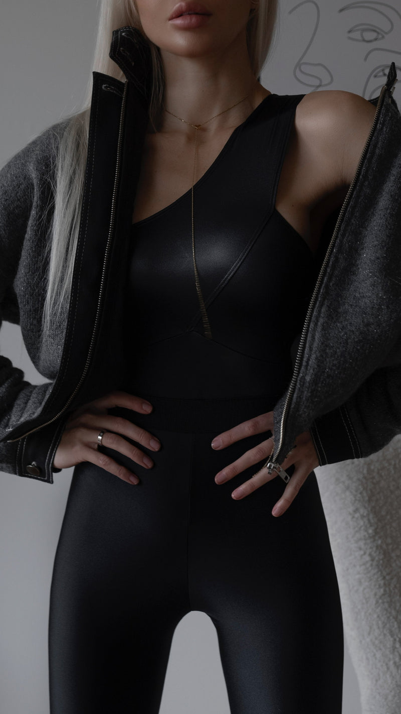 ELLIS BLACK BODYSUIT