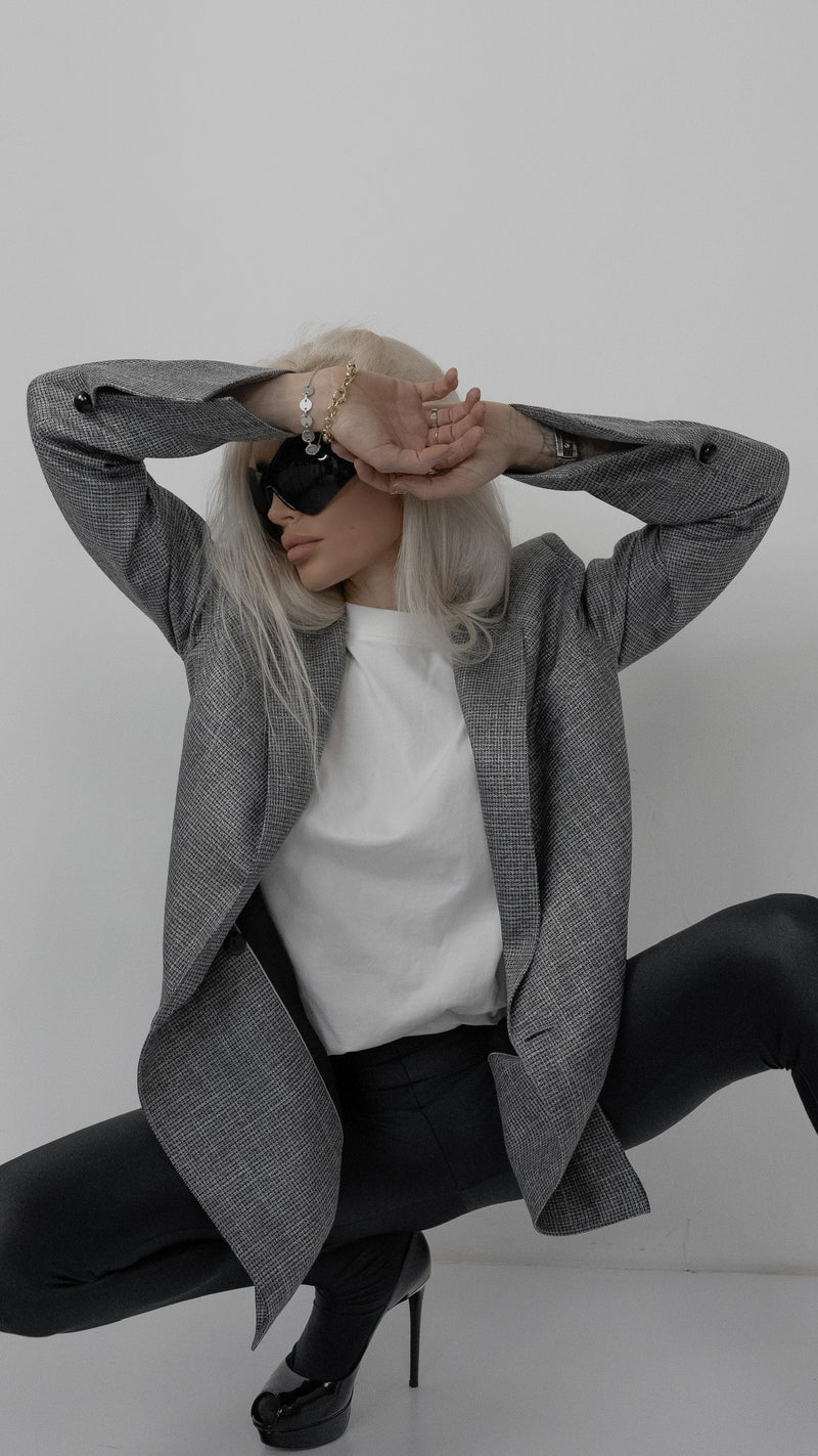 ANN BRIGHT GRAIN JACKET