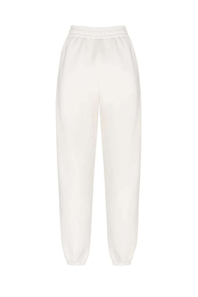 CASUAL OFF-WHITE JOGGERS