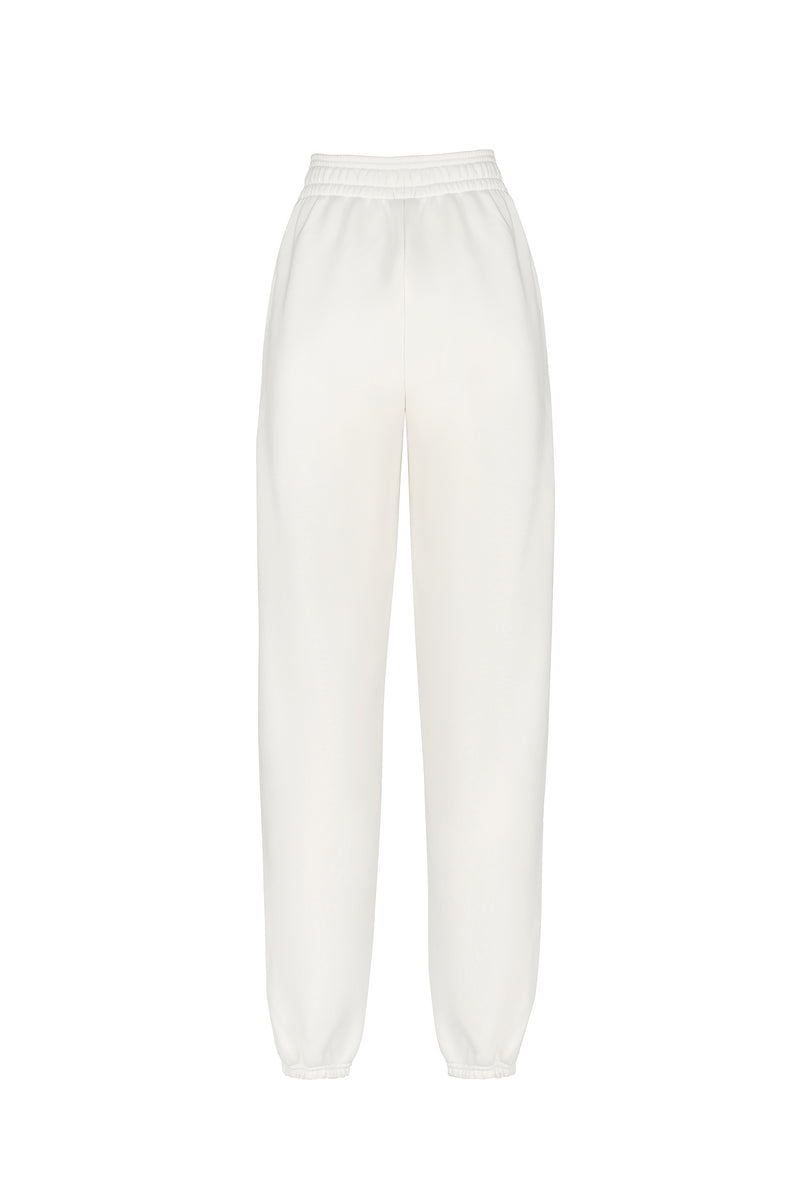 CASUAL OFF-WHITE JOGGERS